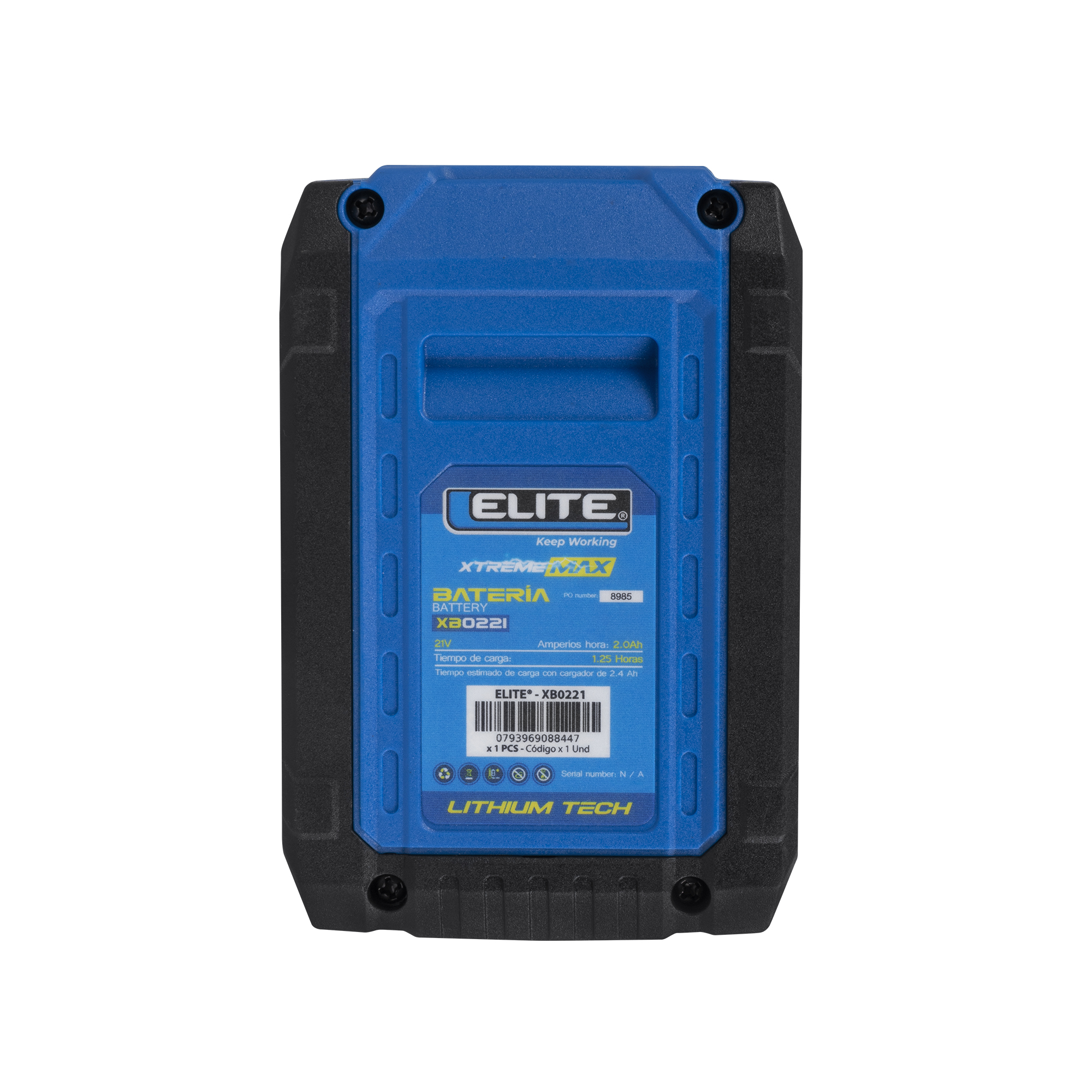 BATERIA ION DE LITHIO 21V, 2AH, ELITE